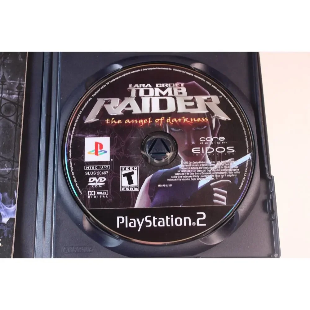 Lara Croft: Tomb Raider The Angel of Darkness (Sony PlayStation 2, PS2) Complete